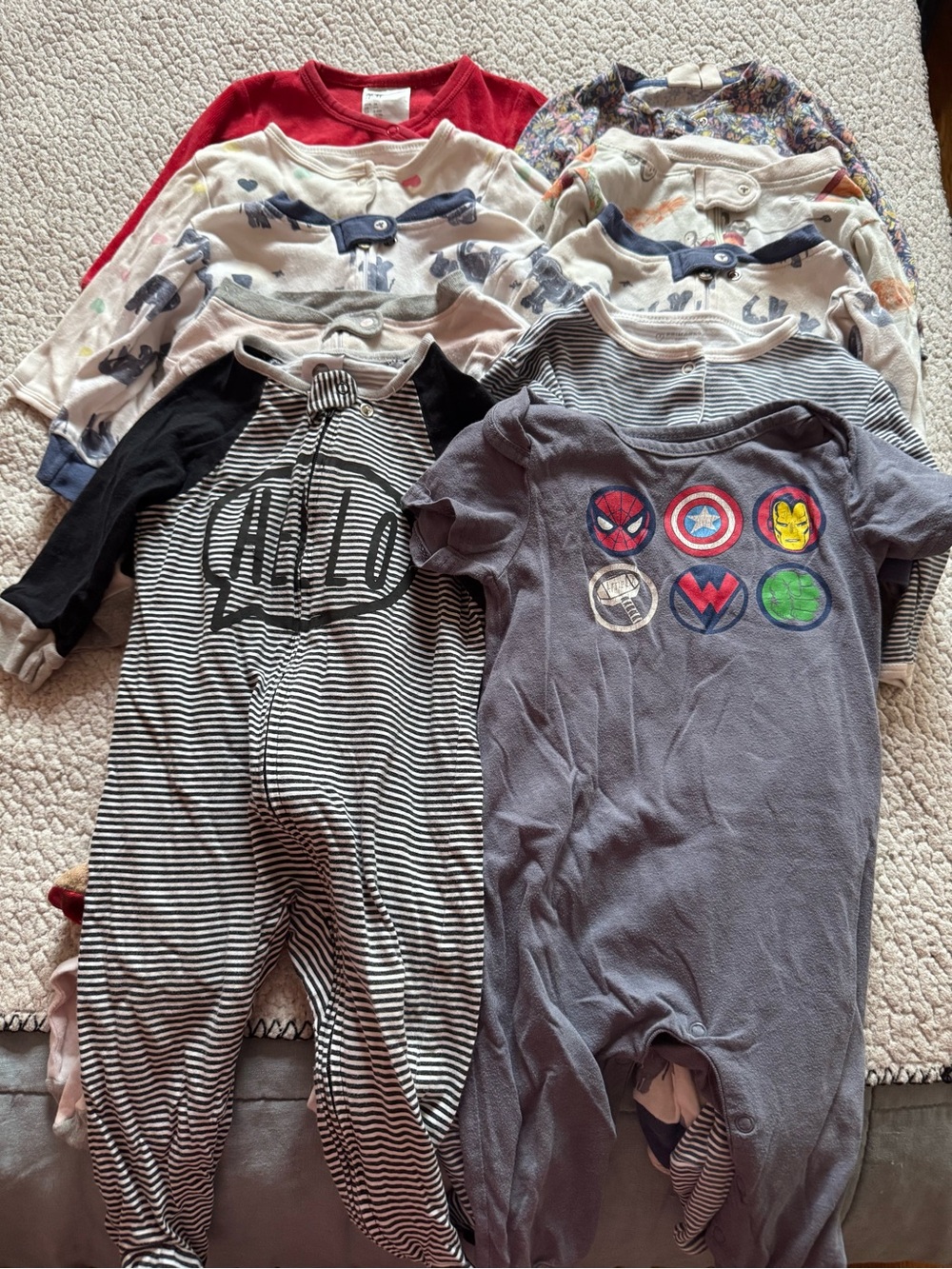 Baby Clothes Lot 10 Pieces Size 6-9 Months Everything Shown in Photos